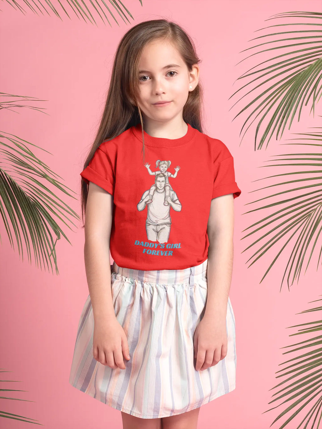 Daddy's Girl Forever Girls T-Shirt | Father Daughter Tee