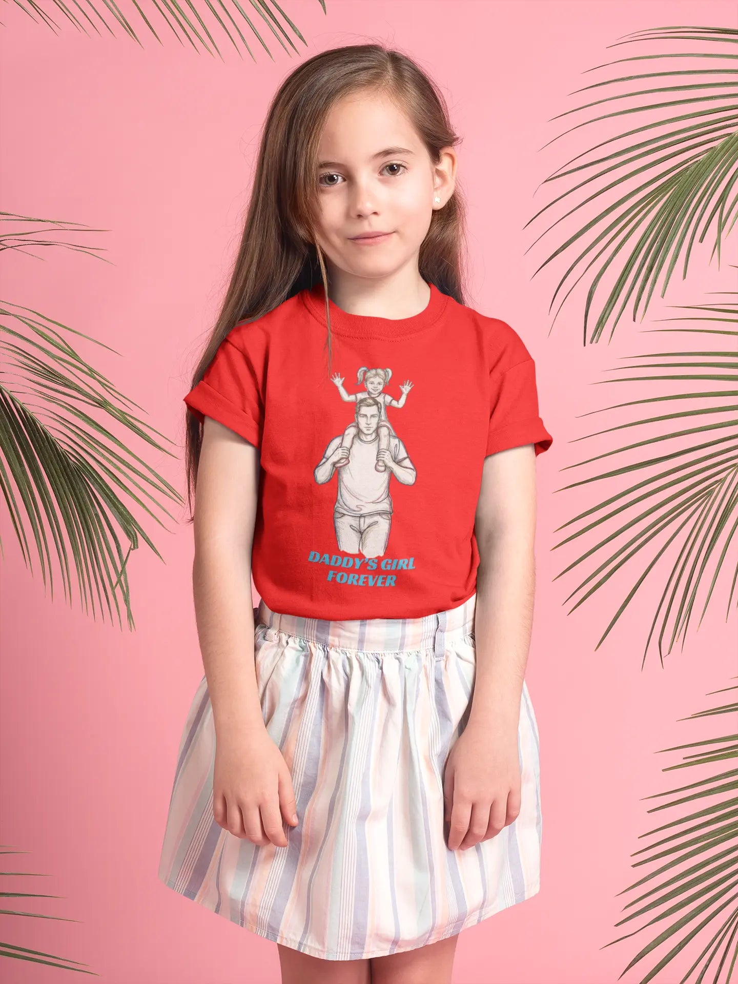 Daddy's Girl Forever Girls T-Shirt | Father Daughter Tee
