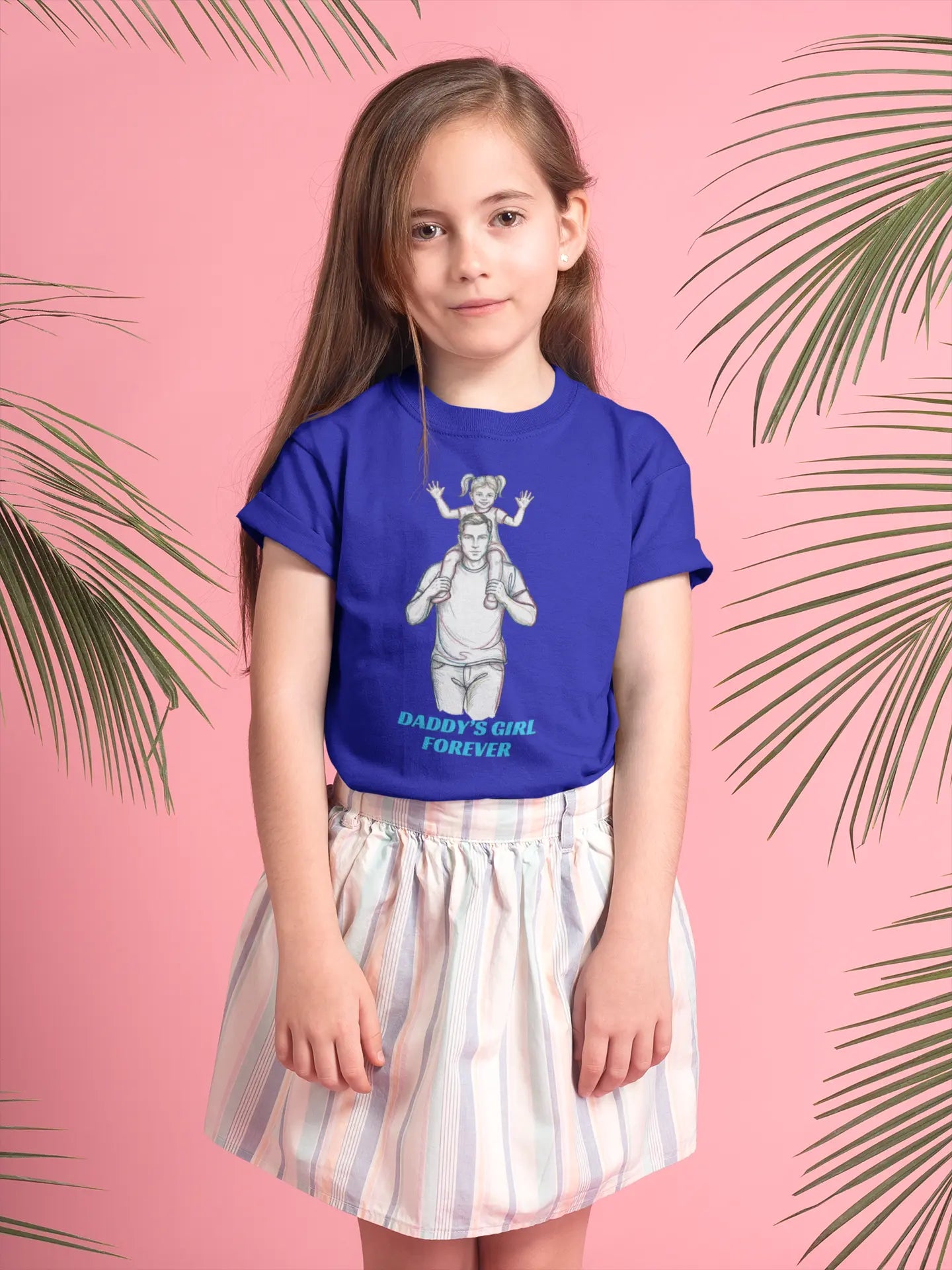 Daddy's Girl Forever Girls T-Shirt | Father Daughter Tee