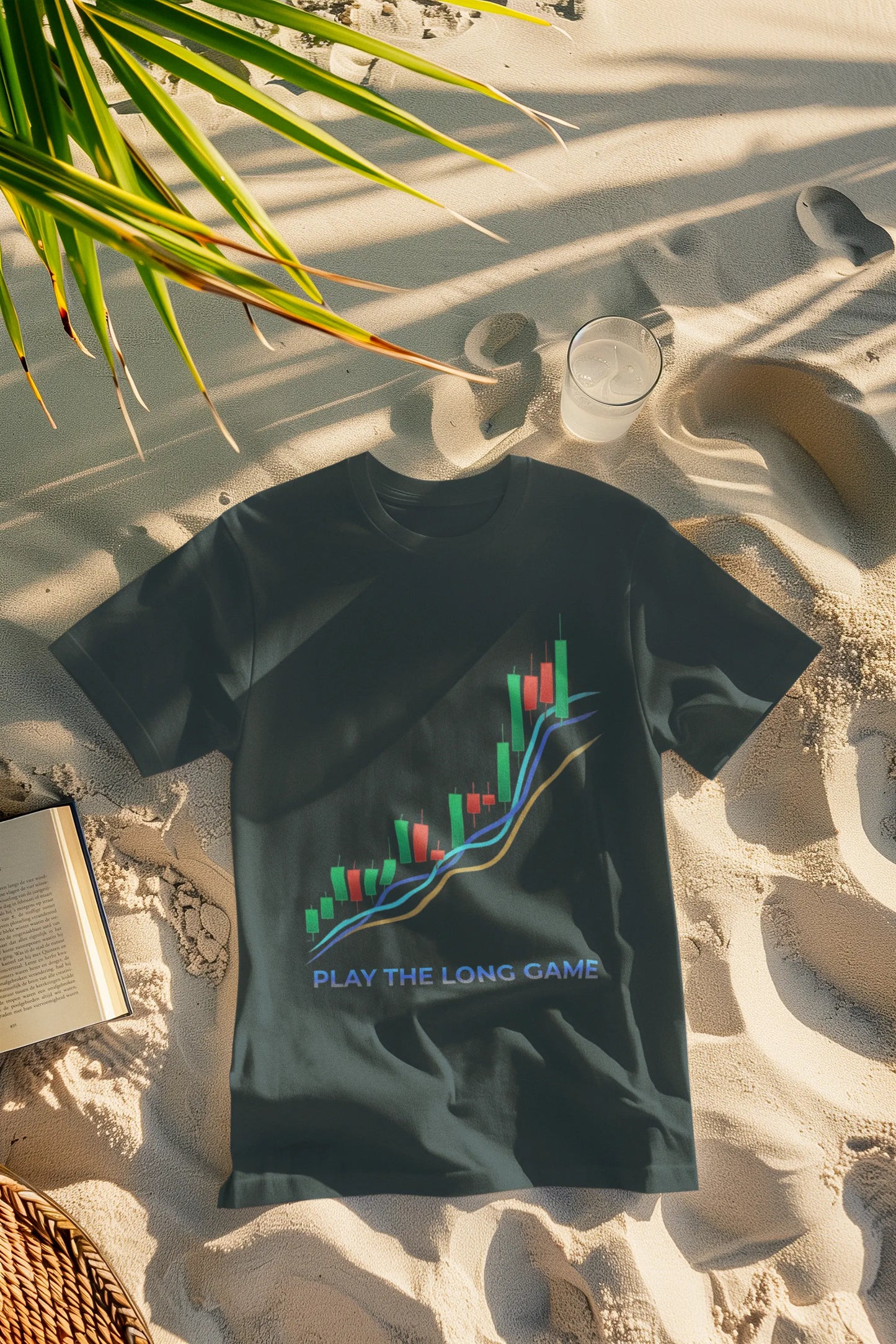 Play the Long Game | Premium Investor Graphic T-Shirt