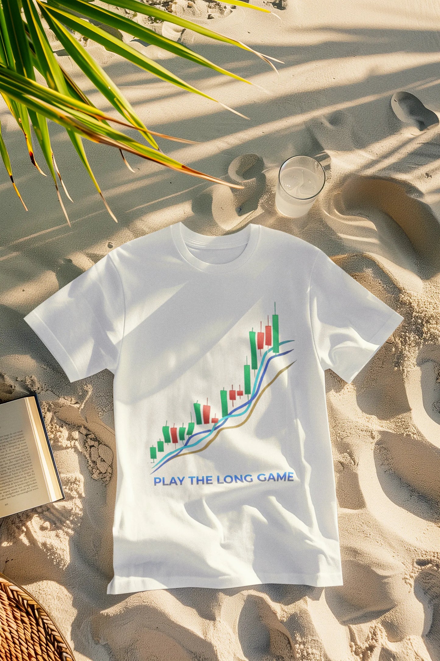 Play the Long Game | Premium Investor Graphic T-Shirt