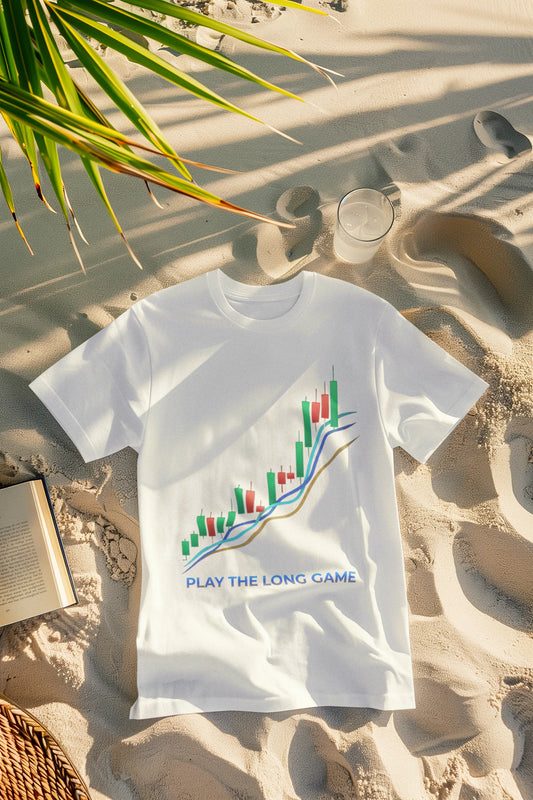 Play the Long Game | Premium Investor Graphic T-Shirt